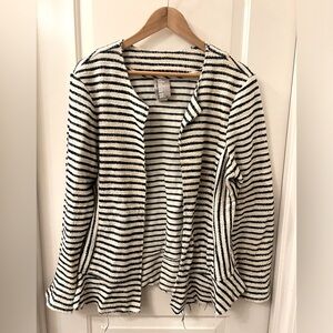 Dolan Left Coast Collection Stripe size XL open cardigan